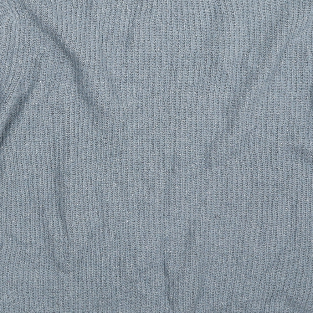Womens UK Size 8 Marks and Spencer Blue Pullover Jumper