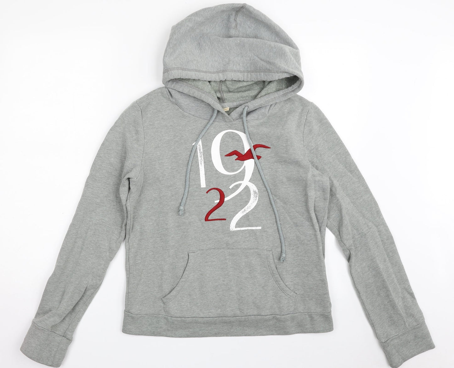 Hollister Womens Green  Cotton Pullover Hoodie Size M  Pullover - 1922