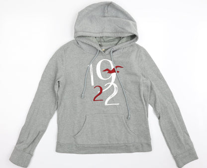 Hollister Womens Green  Cotton Pullover Hoodie Size M  Pullover - 1922