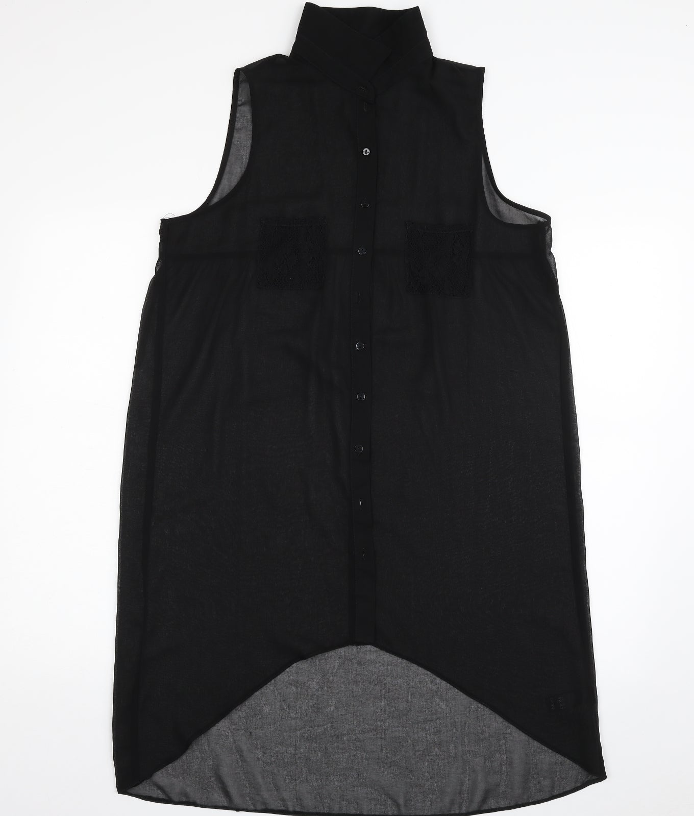 Womens UK Size One Size G21 Black Basic Button-Up