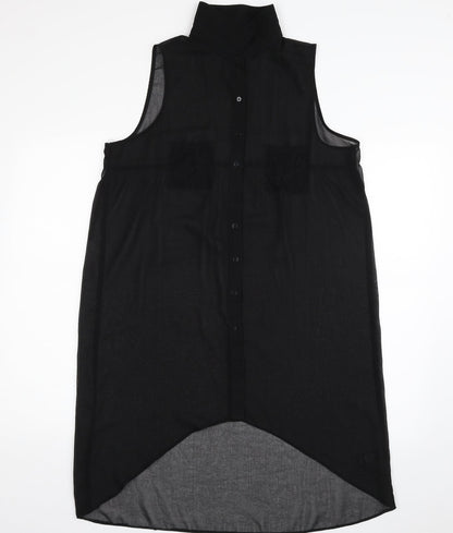 Womens UK Size One Size G21 Black Basic Button-Up