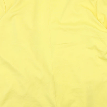 SheIn Womens Yellow  Polyester Jacket Blazer Size 3XL