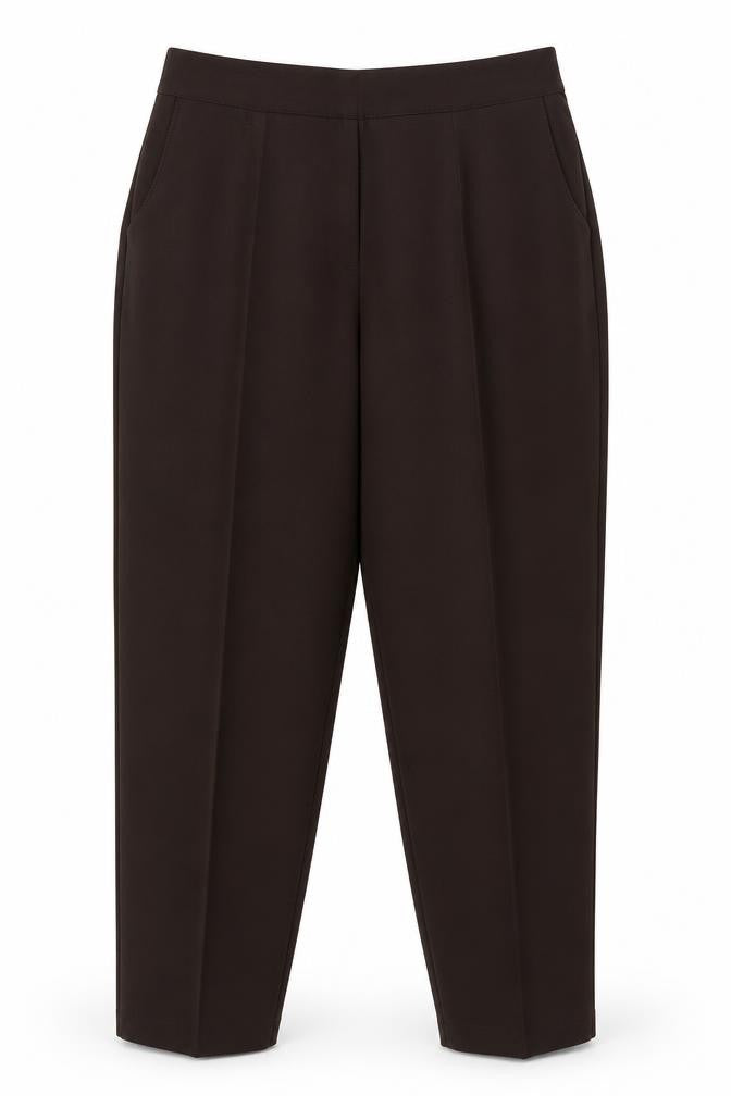 Womens UK Size 20 Preworn Regular Fit  Brown Trousers