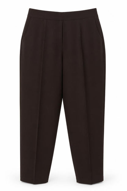 Womens UK Size 20 Preworn Regular Fit  Brown Trousers