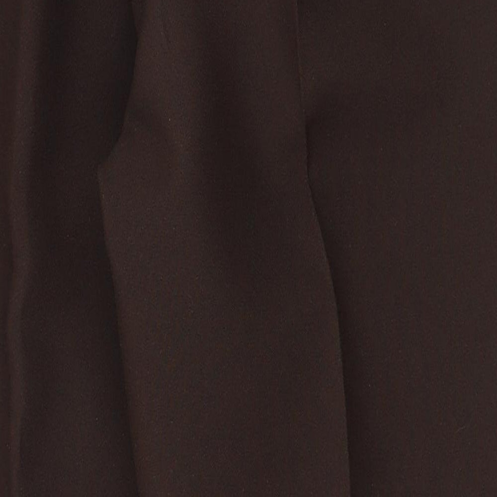 Womens UK Size 20 Preworn Regular Fit  Brown Trousers