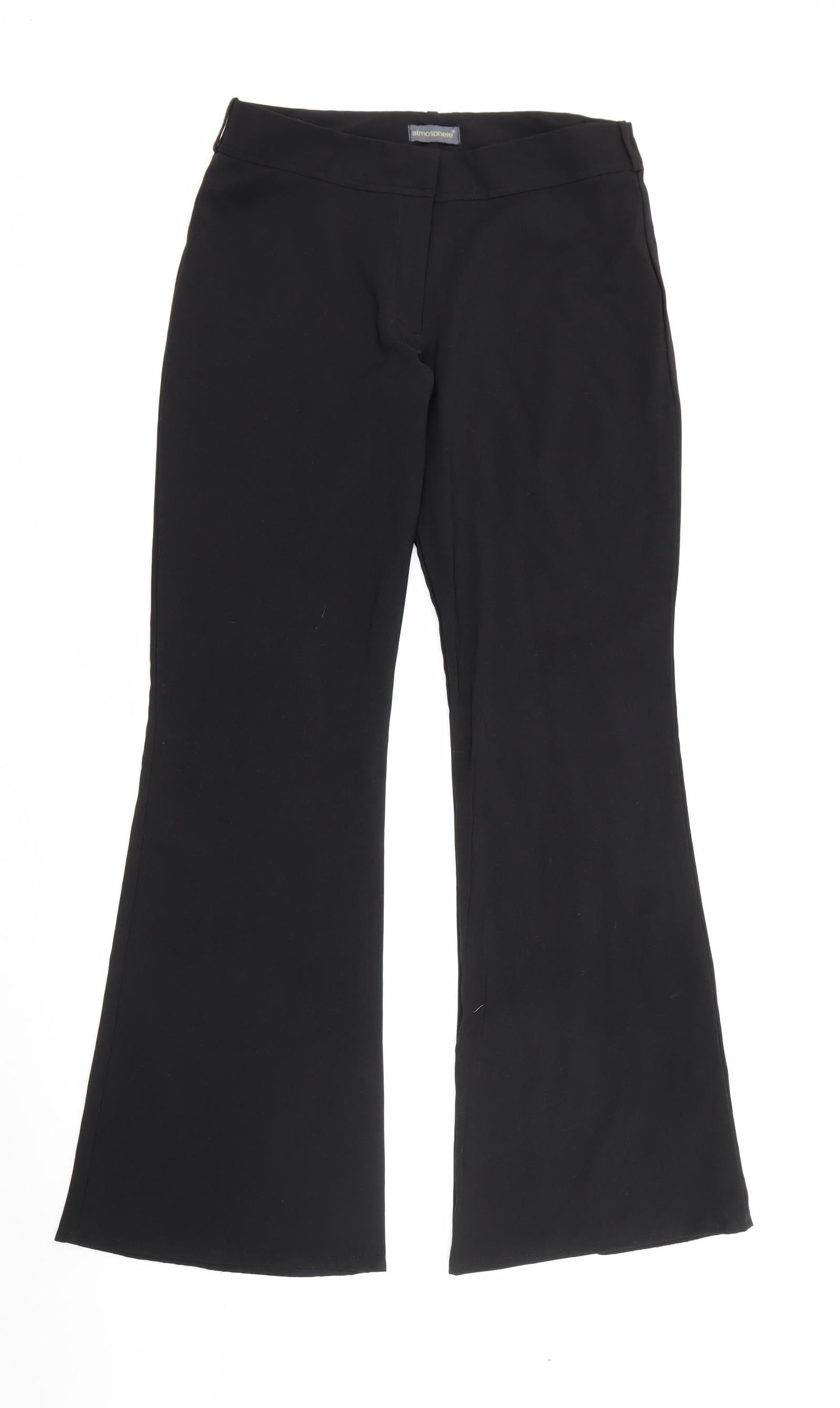 Womens UK Size 12 Atmoshpere Regular Fit  Black Trousers