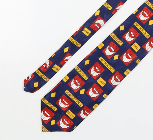 Marks and Spencer Mens Multicoloured Geometric Polyester Pointed Tie One Size