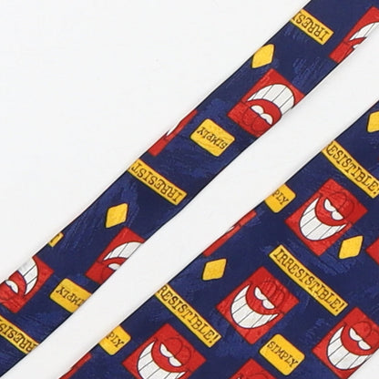 Marks and Spencer Mens Multicoloured Geometric Polyester Pointed Tie One Size