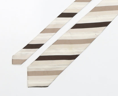 NEXT Mens Multicoloured Striped Silk Pointed Tie One Size
