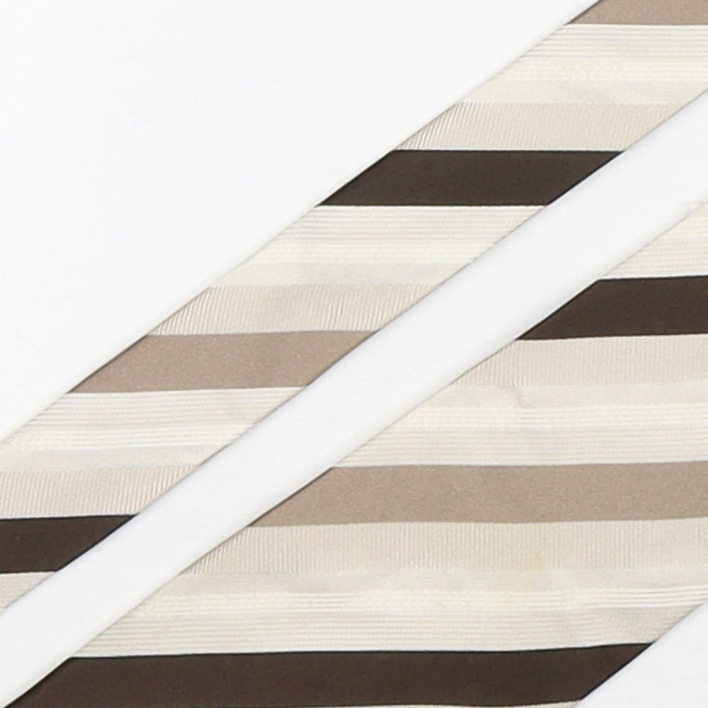 NEXT Mens Multicoloured Striped Silk Pointed Tie One Size