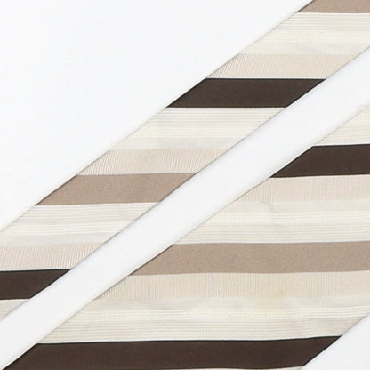 NEXT Mens Multicoloured Striped Silk Pointed Tie One Size