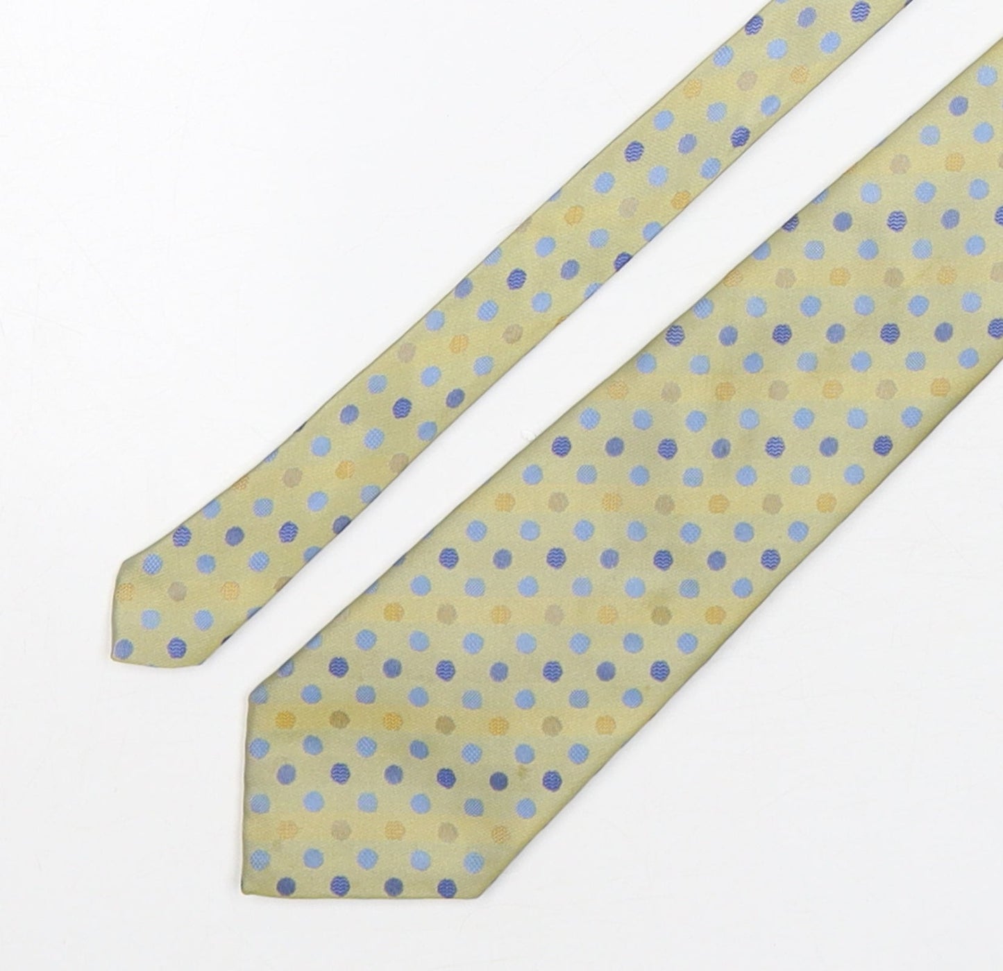 NEXT Mens Multicoloured Polka Dot Silk Pointed Tie One Size