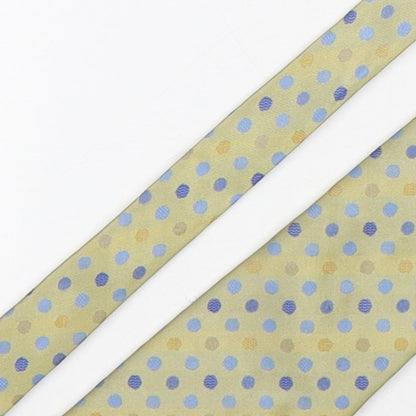 NEXT Mens Multicoloured Polka Dot Silk Pointed Tie One Size