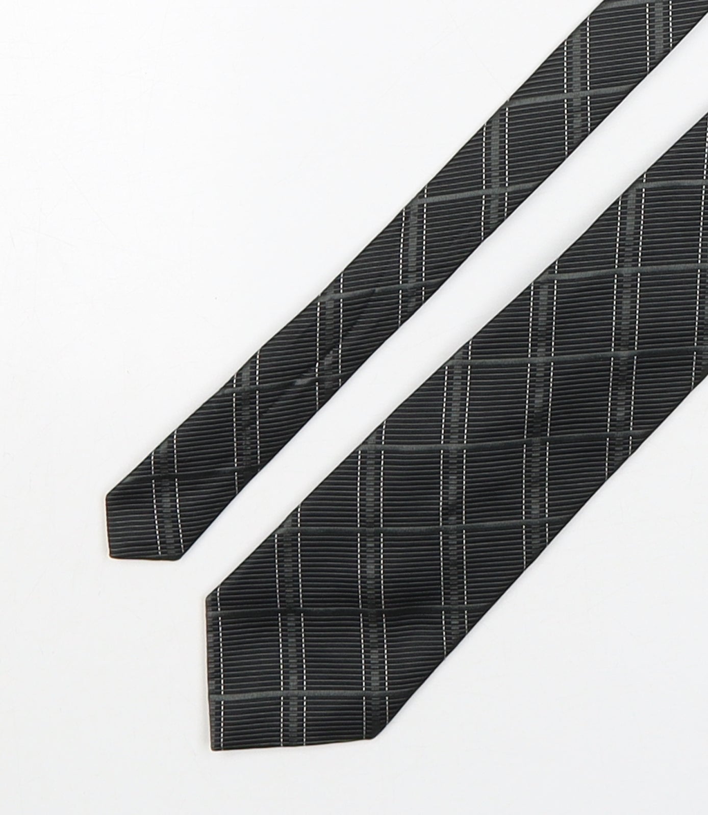 TieRack Mens Multicoloured Plaids & Checks Silk Pointed Tie One Size