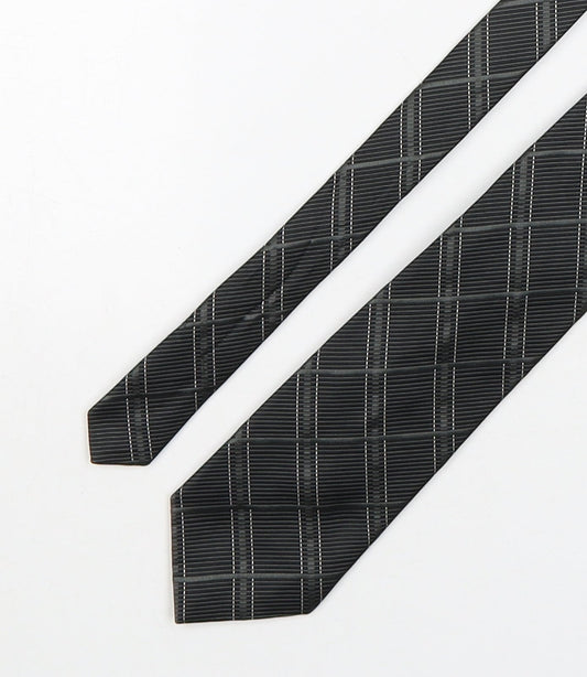 TieRack Mens Multicoloured Plaids & Checks Silk Pointed Tie One Size