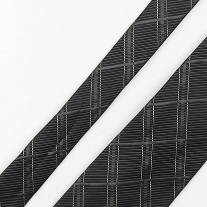 TieRack Mens Multicoloured Plaids & Checks Silk Pointed Tie One Size