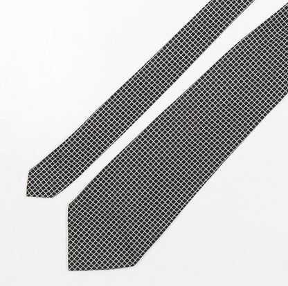 NEXT Mens Multicoloured Plaids & Checks Silk Pointed Tie One Size