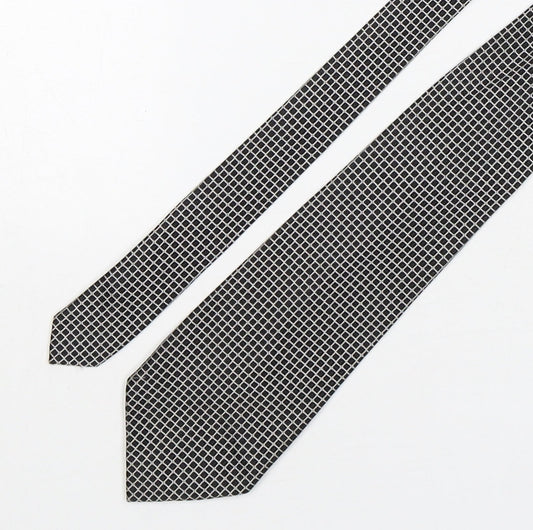 NEXT Mens Multicoloured Plaids & Checks Silk Pointed Tie One Size