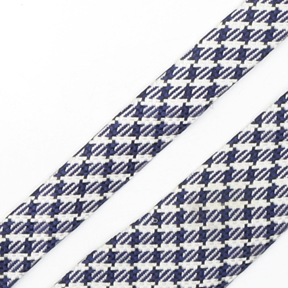 Hammond & CO Mens Multicoloured Houndstooth Silk Pointed Tie One Size