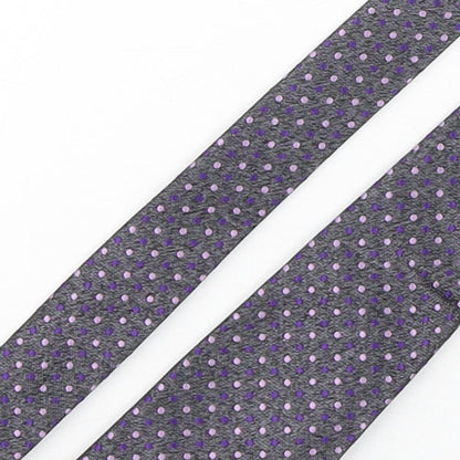 Michelsons Mens Multicoloured Polka Dot Silk Pointed Tie One Size