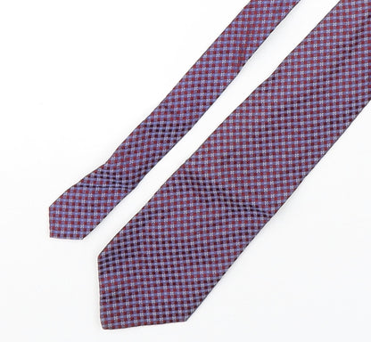 Tie Rack  Mens Multicoloured Plaids & Checks Silk Pointed Tie One Size