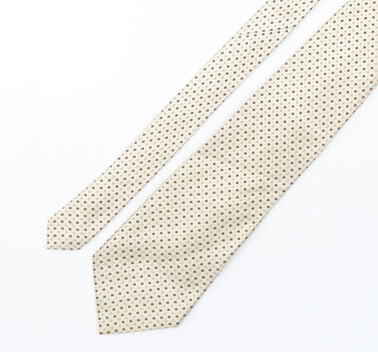 Jones  Mens Multicoloured Plaids & Checks Silk Pointed Tie One Size