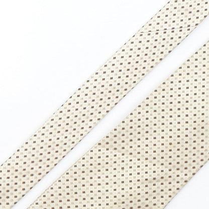 Jones  Mens Multicoloured Plaids & Checks Silk Pointed Tie One Size