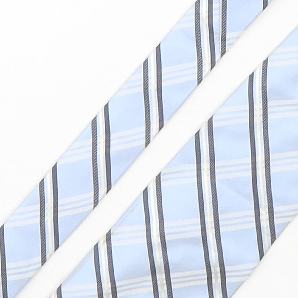 Linea Mens Multicoloured Striped Silk Pointed Tie One Size