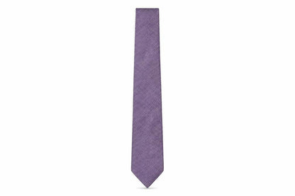 Mens Preworn Purple Striped  Pointed Tie