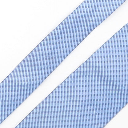 Mens Douglas Blue Striped  Pointed Tie