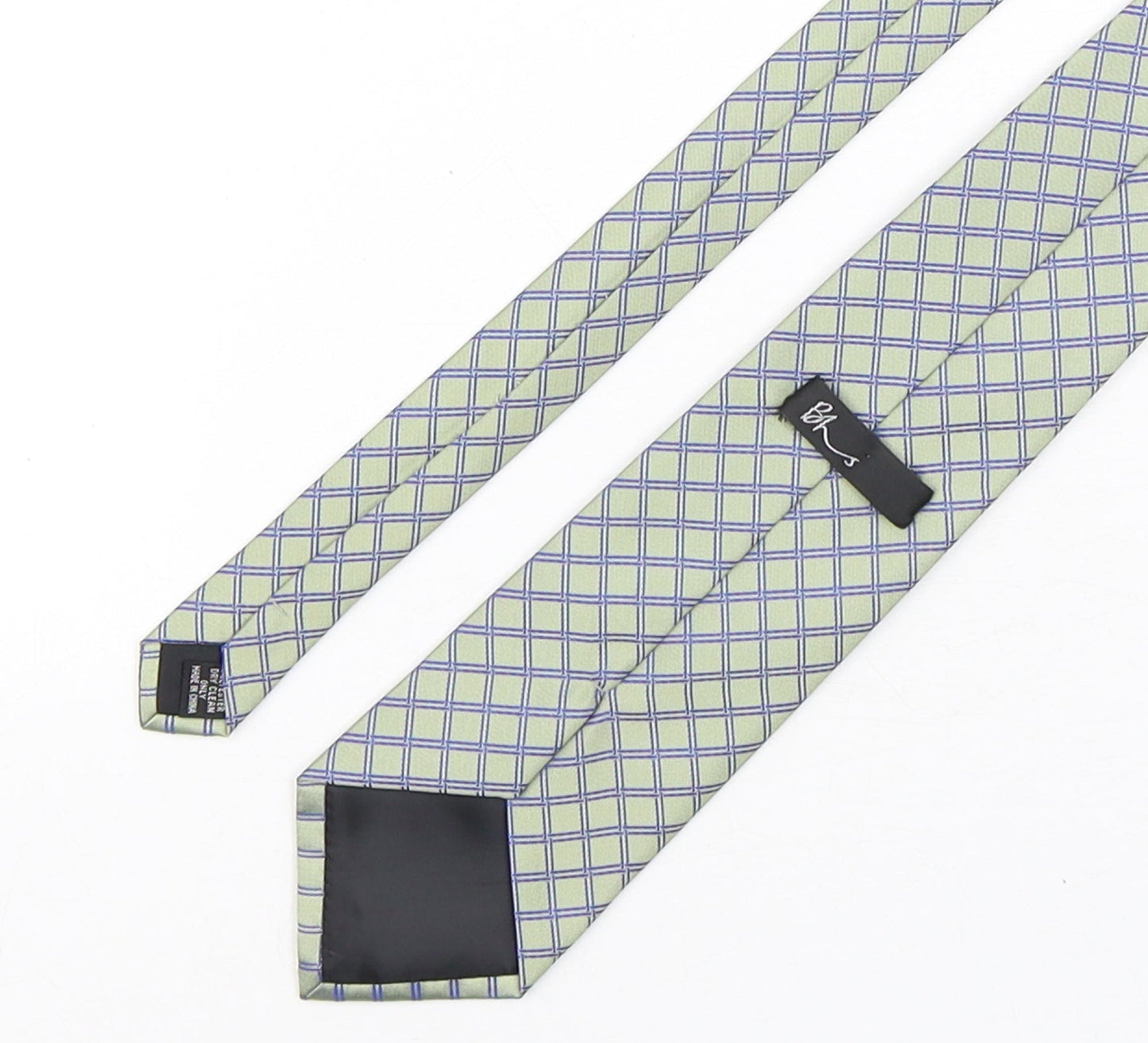 Mens BHS Multicoloured Plaids & Checks  Pointed Tie