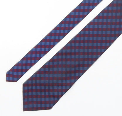 Mens Greenwoods Multicoloured Plaids & Checks  Pointed Tie