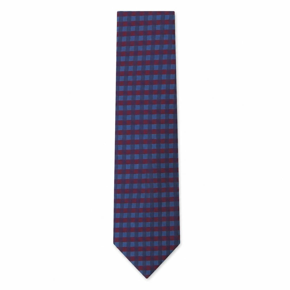 Mens Greenwoods Multicoloured Plaids & Checks  Pointed Tie