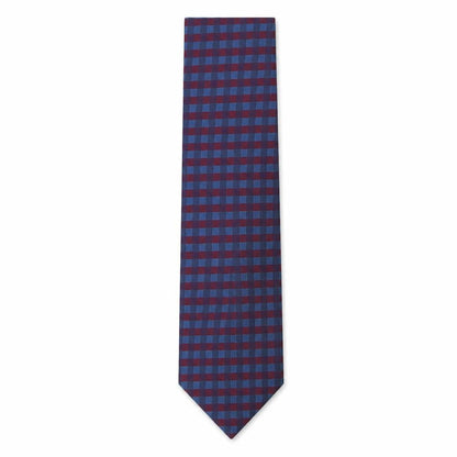 Mens Greenwoods Multicoloured Plaids & Checks  Pointed Tie