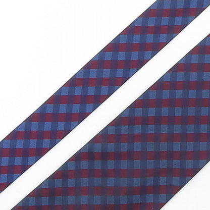 Mens Greenwoods Multicoloured Plaids & Checks  Pointed Tie