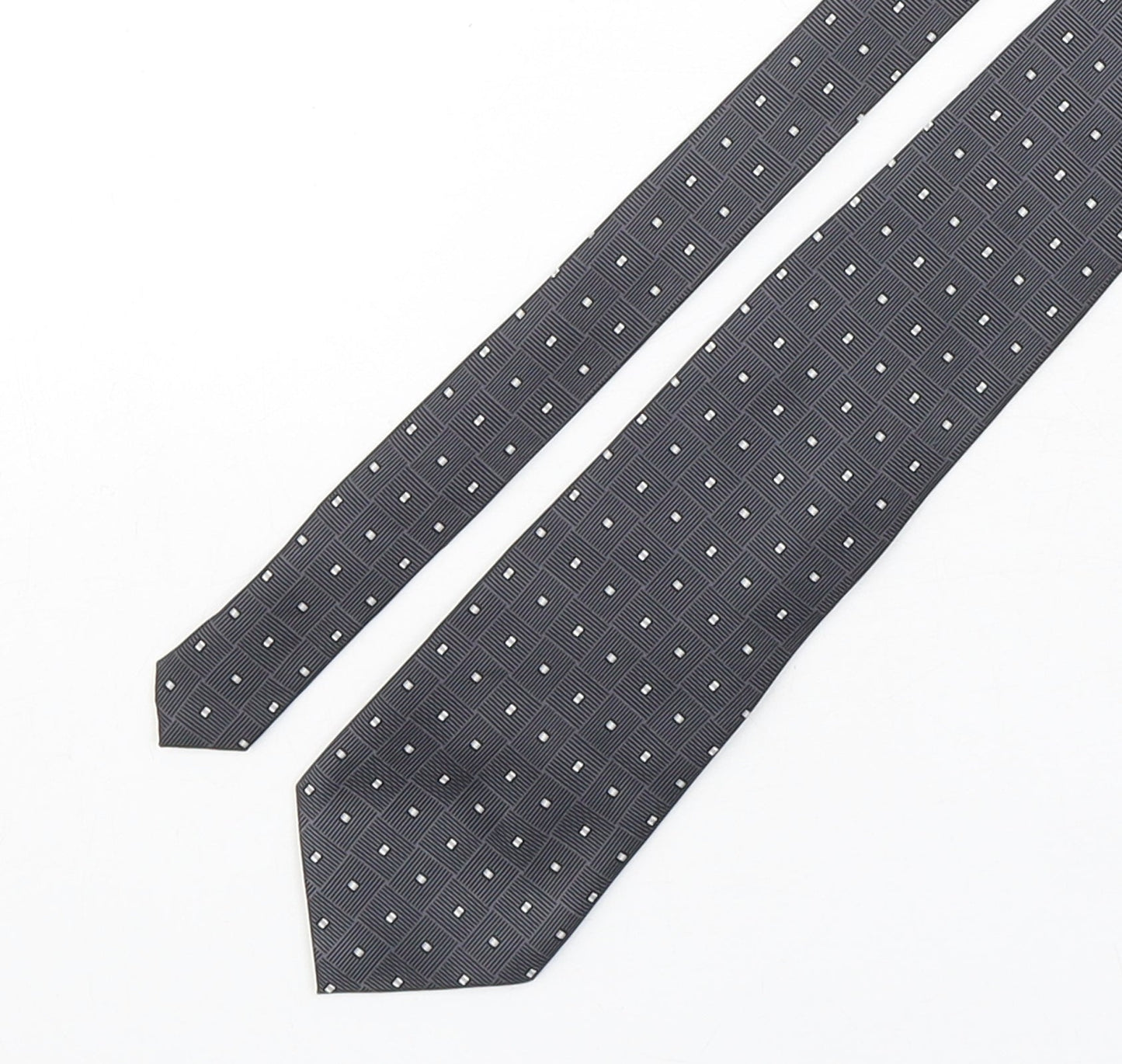Mens BHS Multicoloured Geometric  Pointed Tie