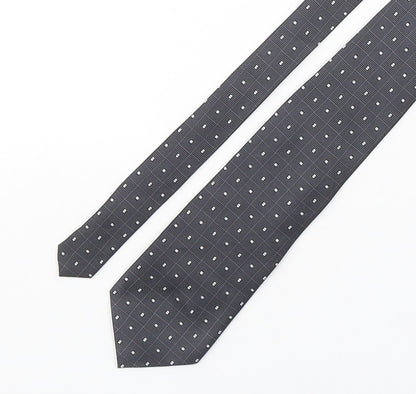 Mens BHS Multicoloured Geometric  Pointed Tie