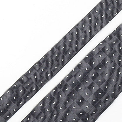 Mens BHS Multicoloured Geometric  Pointed Tie