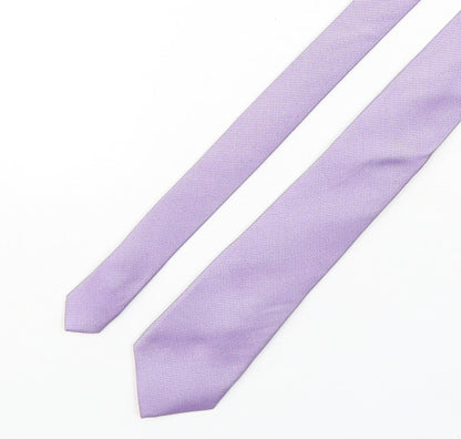Mens Blazer Purple Geometric  Pointed Tie