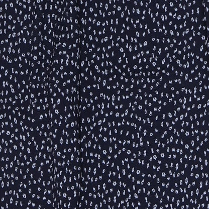 George Womens Blue Polka Dot Polyester Trousers  Size 14 L27 in Regular