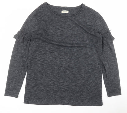 Womens UK Size 12 Papaya Grey Pullover Jumper
