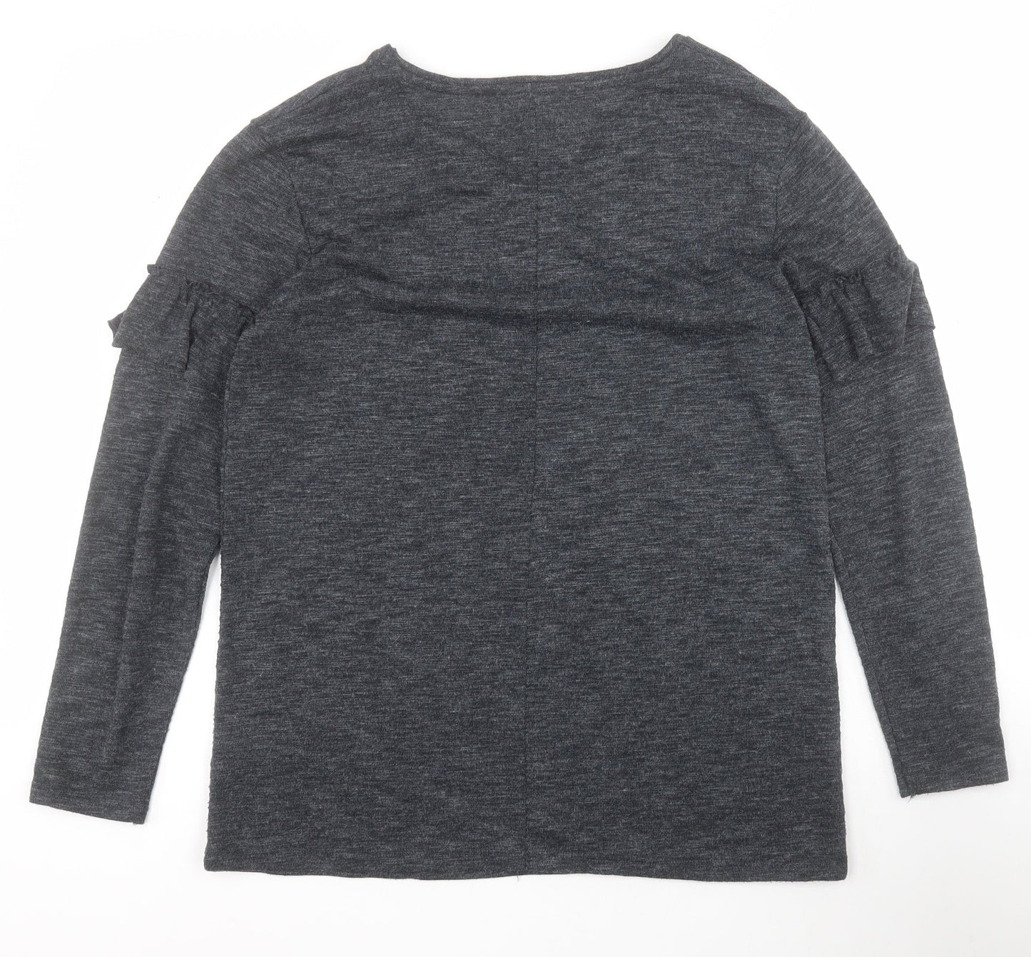 Womens UK Size 12 Papaya Grey Pullover Jumper