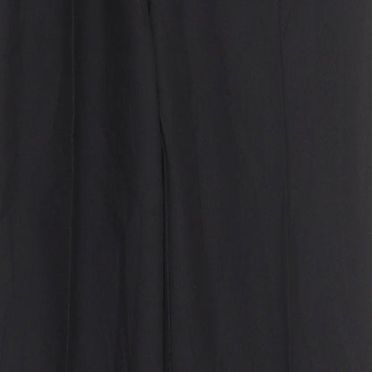 Shiny Penny Womens Black  Polyester Dress Pants Trousers Size 14 L26 in Regular Zip