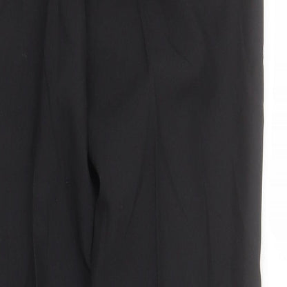 Shiny Penny Womens Black  Polyester Dress Pants Trousers Size 14 L26 in Regular Zip