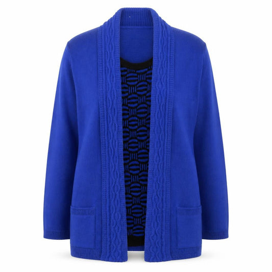 Womens UK Size M Envy Blue Pullover Jumper