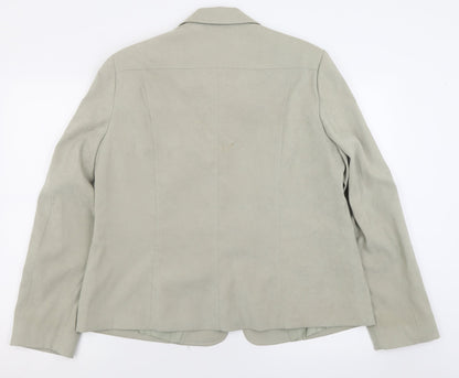 Womens UK Size 18 bonmarch Green Jacket