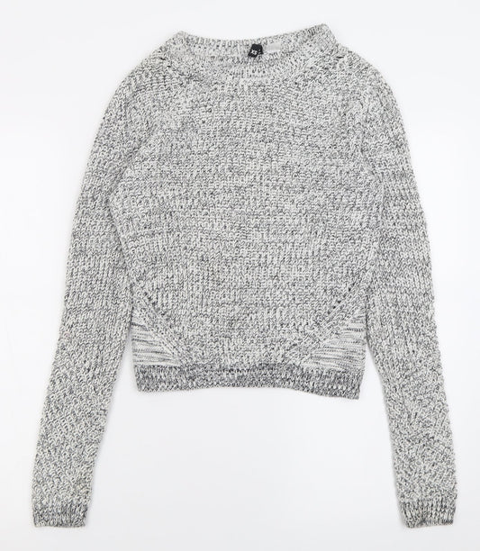 Womens UK Size XS H&M Grey Pullover Jumper