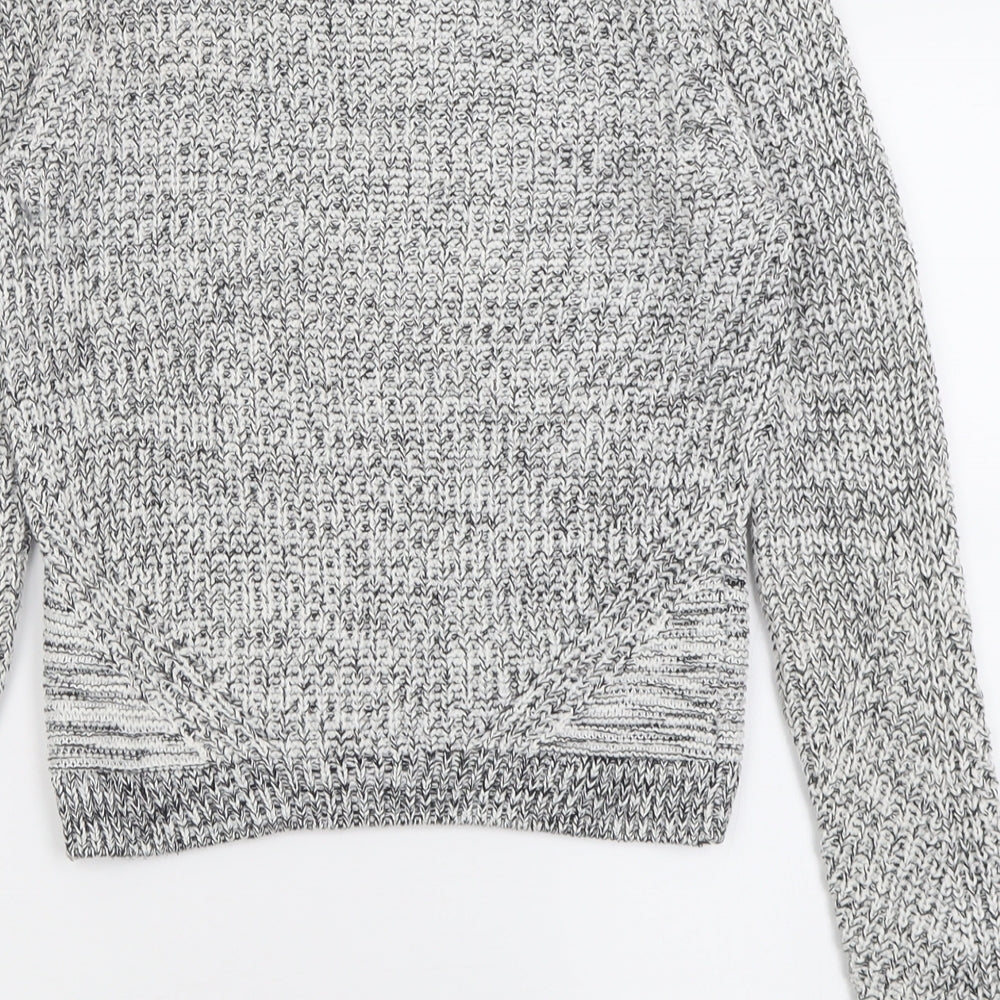 Womens UK Size XS H&M Grey Pullover Jumper
