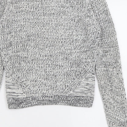 Womens UK Size XS H&M Grey Pullover Jumper