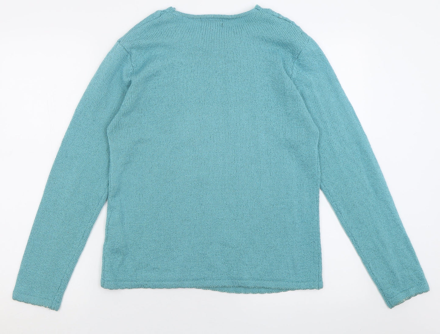 Womens UK Size S Casamia Blue Pullover Jumper